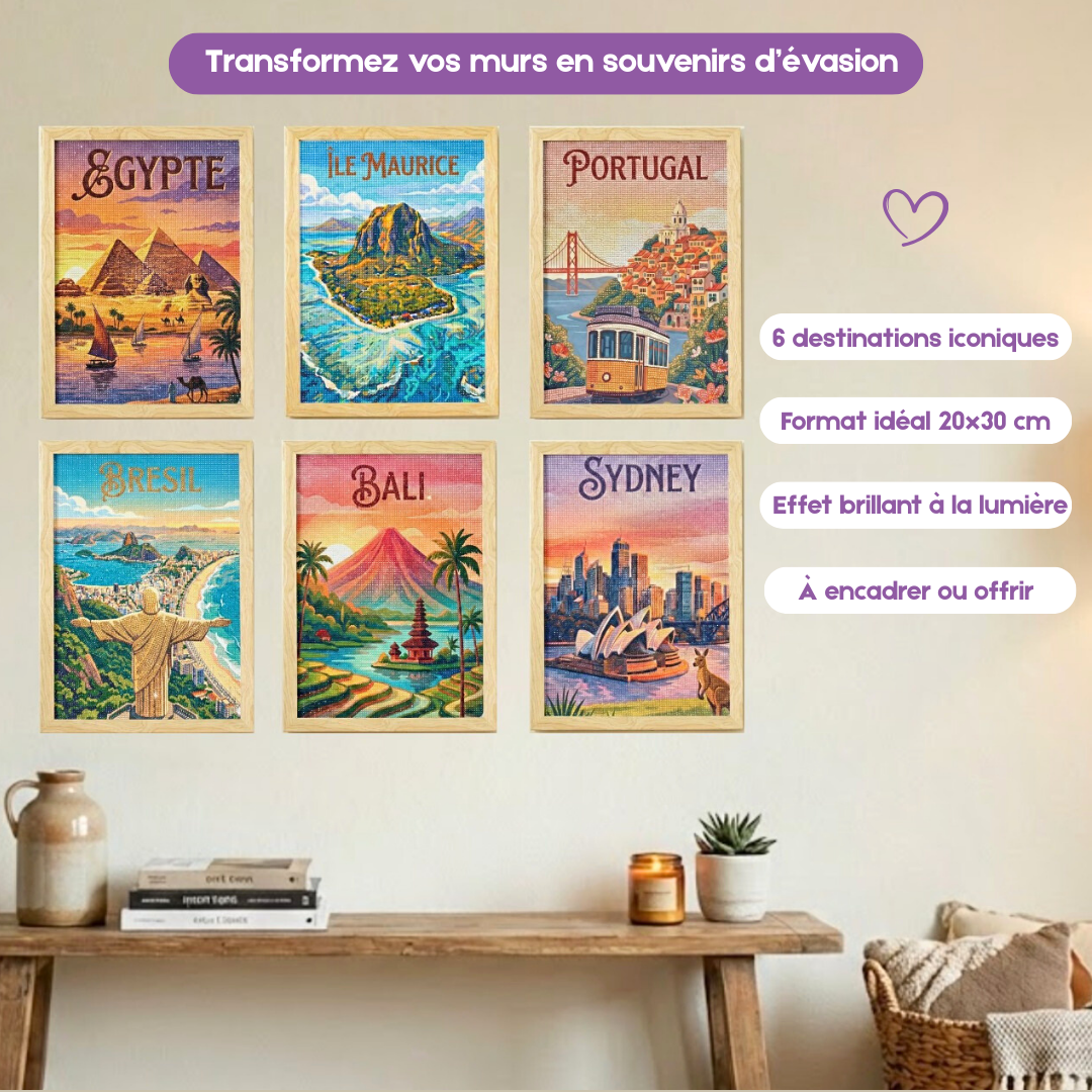 Toiles ÉVASION - Créer en s'évadant 🌍