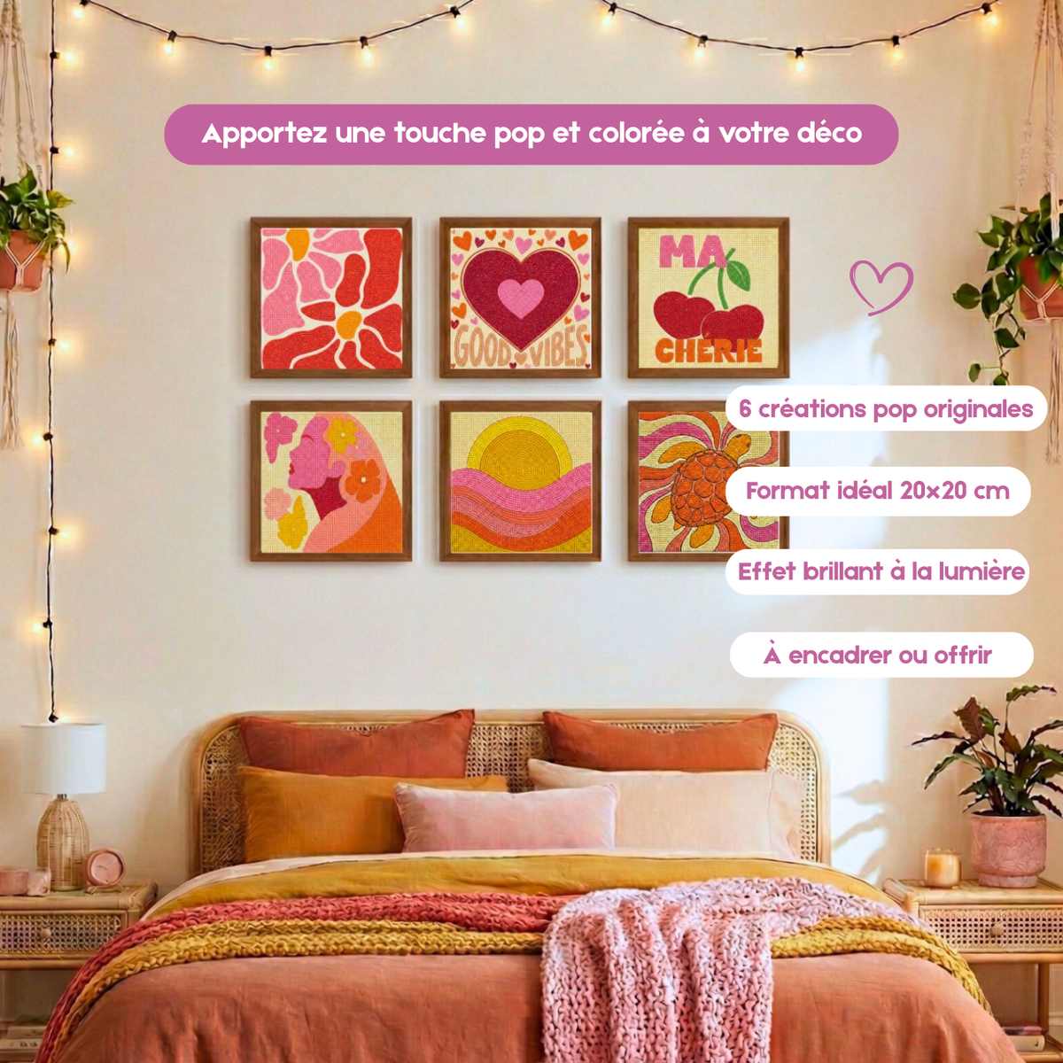 Kit premium POP ART - Créer en couleur 🧡