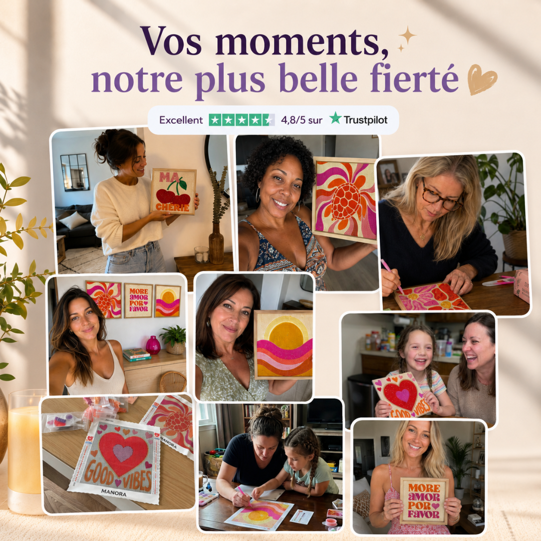 Peinture en diamant - Toiles POP ART 🧡