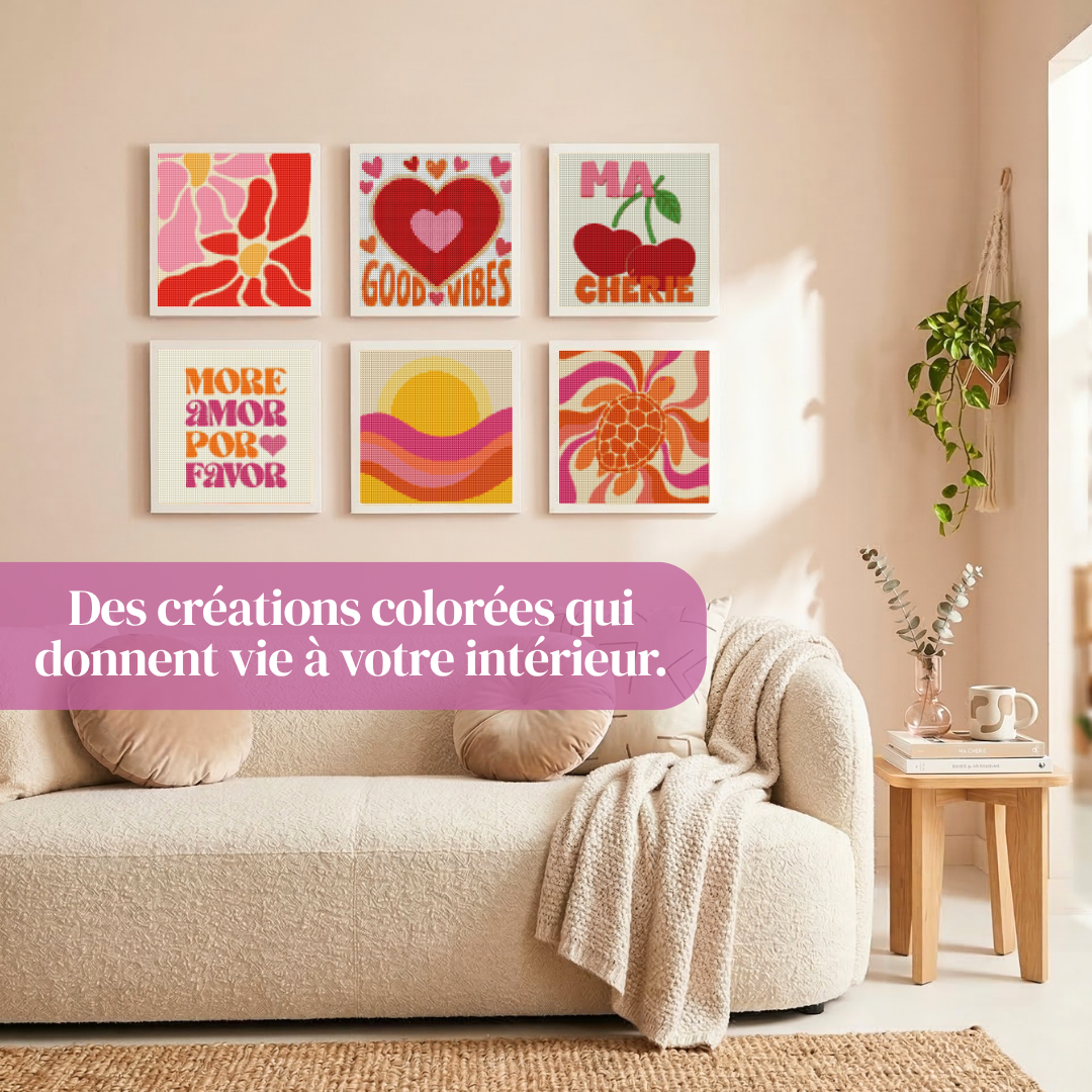 Peinture en diamant - Toiles POP ART 🧡